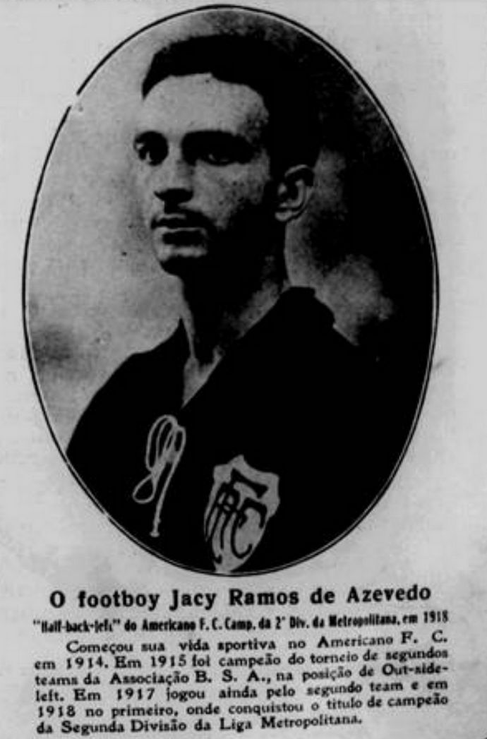 Americano FC (RJ) fundado em 1914 utilizando camisa preta